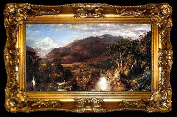 framed  Frederick Edwin Church The Heart of the Andes, ta009-2